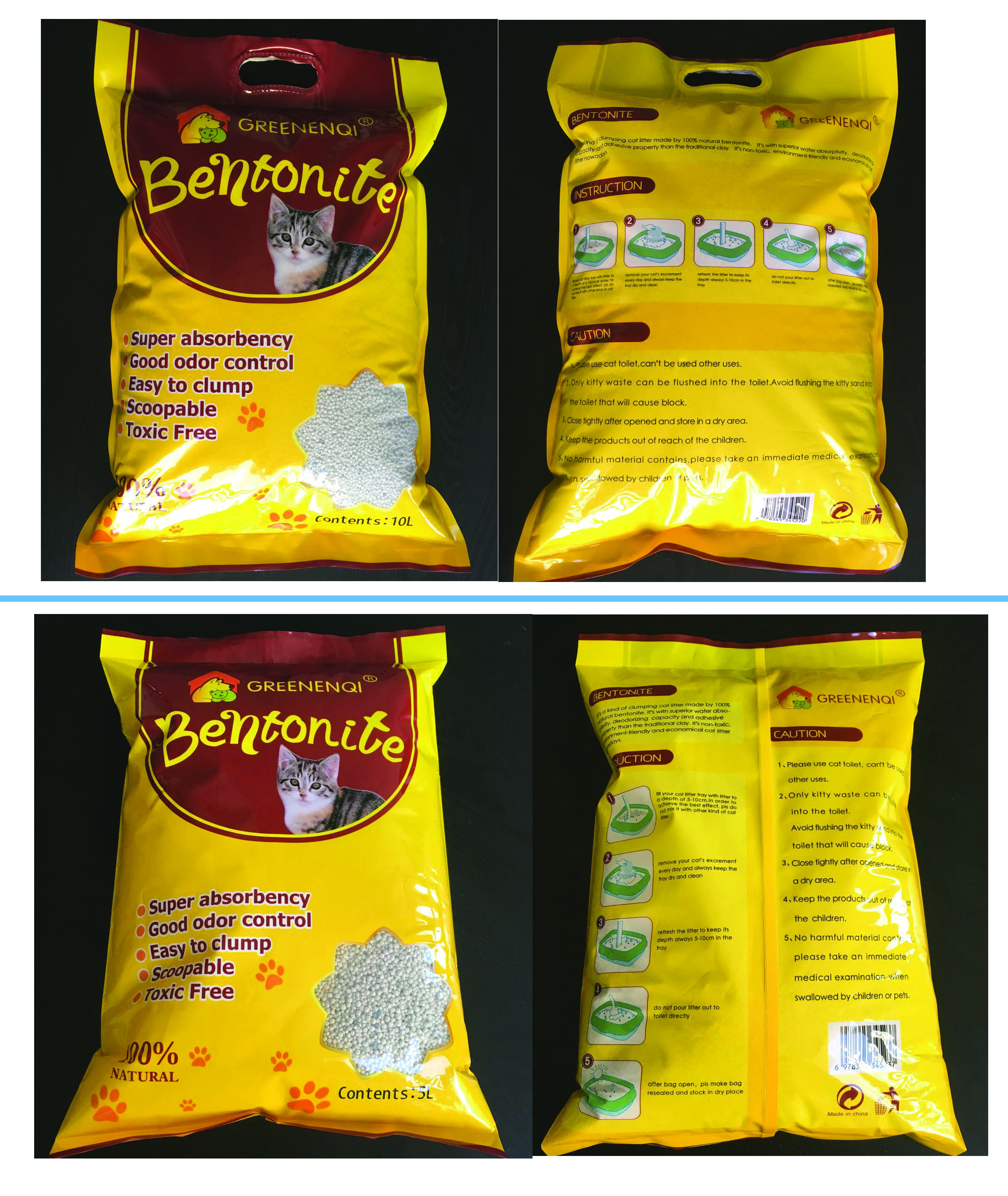 excellent clumping bentonite cat litter in Middle East